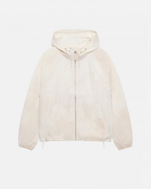 Stussy Beach Shell Wave Dye Coats Beige | 58012HKWS