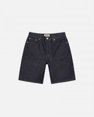 Stussy Big Ol' Denim Shorts Black | 09638URPH