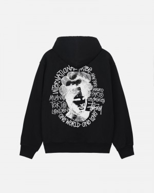 Stussy Camelot Hoodie Black | 81925TKZY