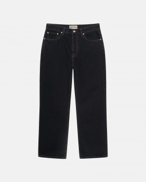 Stussy Classic Denim Jeans Black Blue | 51428ZOEU