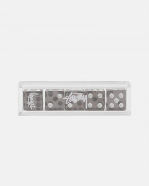 Stussy Dice Set Other Accessories White | 20153XWVC