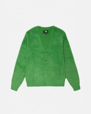 Stussy Shaggy Sweaters Green | 57063PTIY