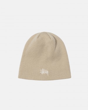 Stussy Skullcap Basic Beanie Cream | 96583XHTA