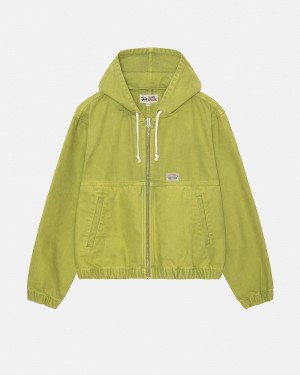 Stussy Work Unlined Canvas Jackets Green | 82367PNTD