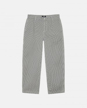 Stussy Workgear Twill Trousers Grey | 03476ZUXV