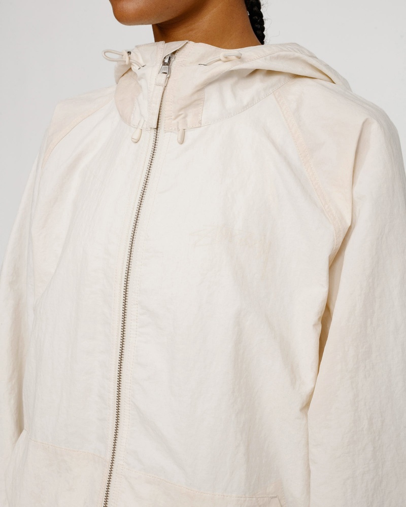 Stussy Beach Shell Wave Dye Coats Beige | 58012HKWS