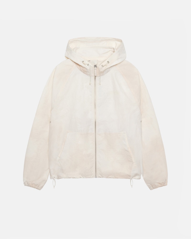 Stussy Beach Shell Wave Dye Coats Beige | 58012HKWS