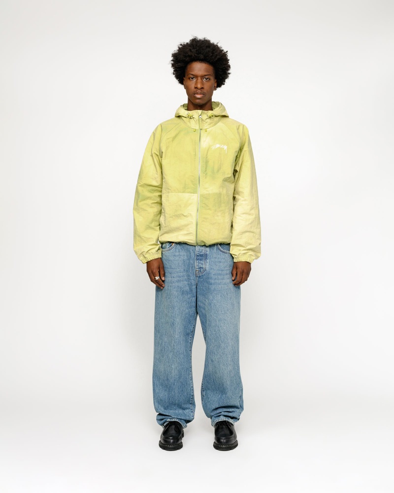 Stussy Beach Shell Wave Dye Coats Light Green | 76432BCYJ