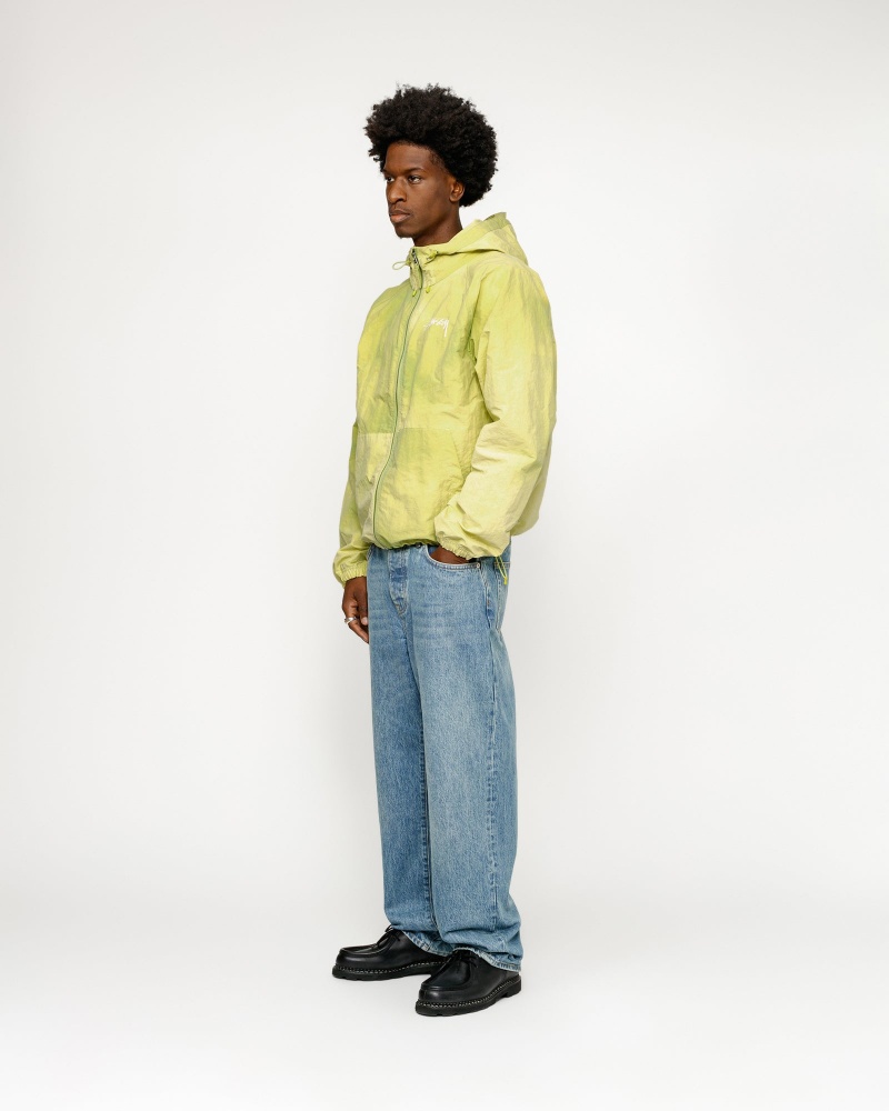 Stussy Beach Shell Wave Dye Coats Light Green | 76432BCYJ