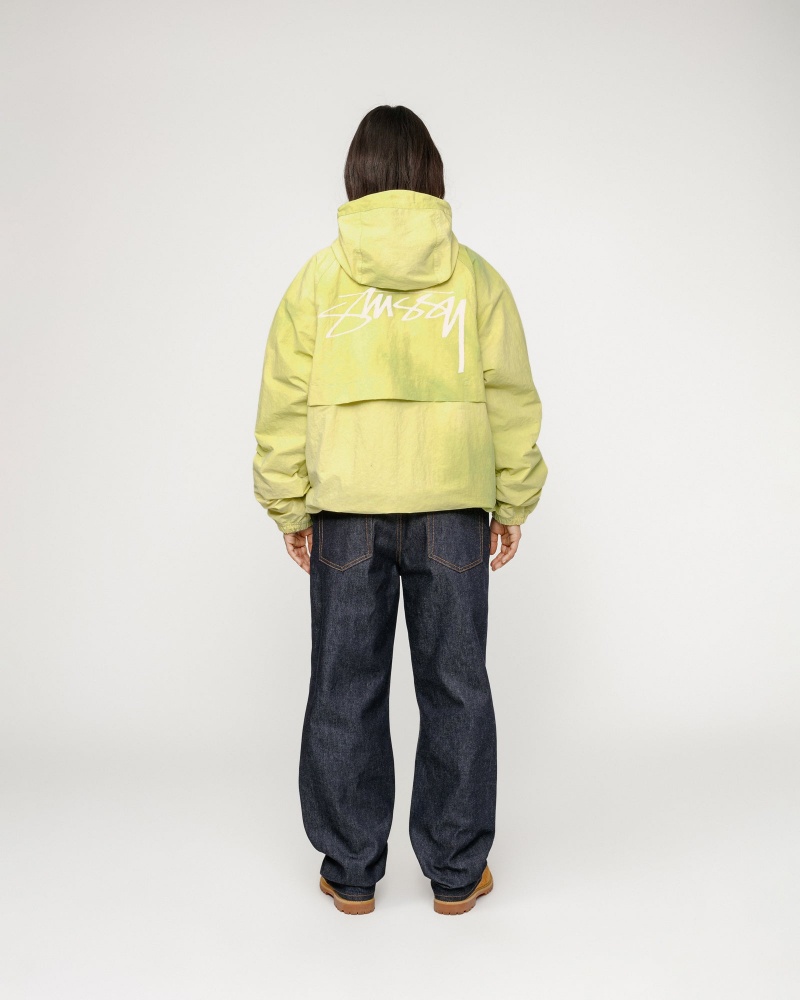 Stussy Beach Shell Wave Dye Coats Light Green | 76432BCYJ