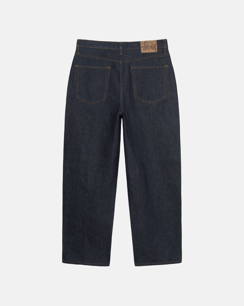 Stussy Big Ol' Denim Jeans Black | 24953LBSD