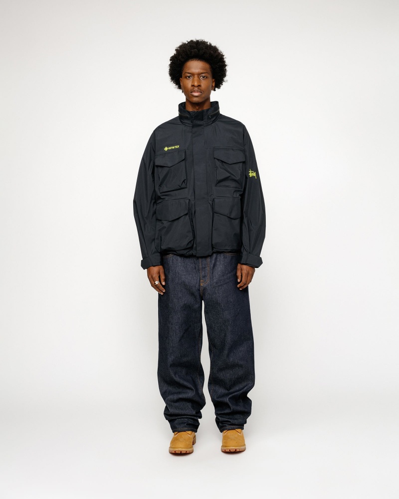 Stussy Big Ol' Denim Jeans Black | 24953LBSD