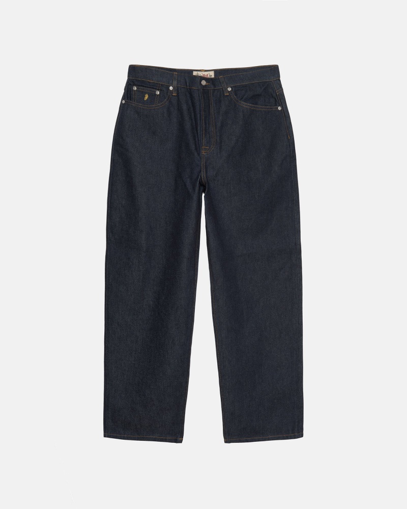 Stussy Big Ol\' Denim Jeans Black | 24953LBSD