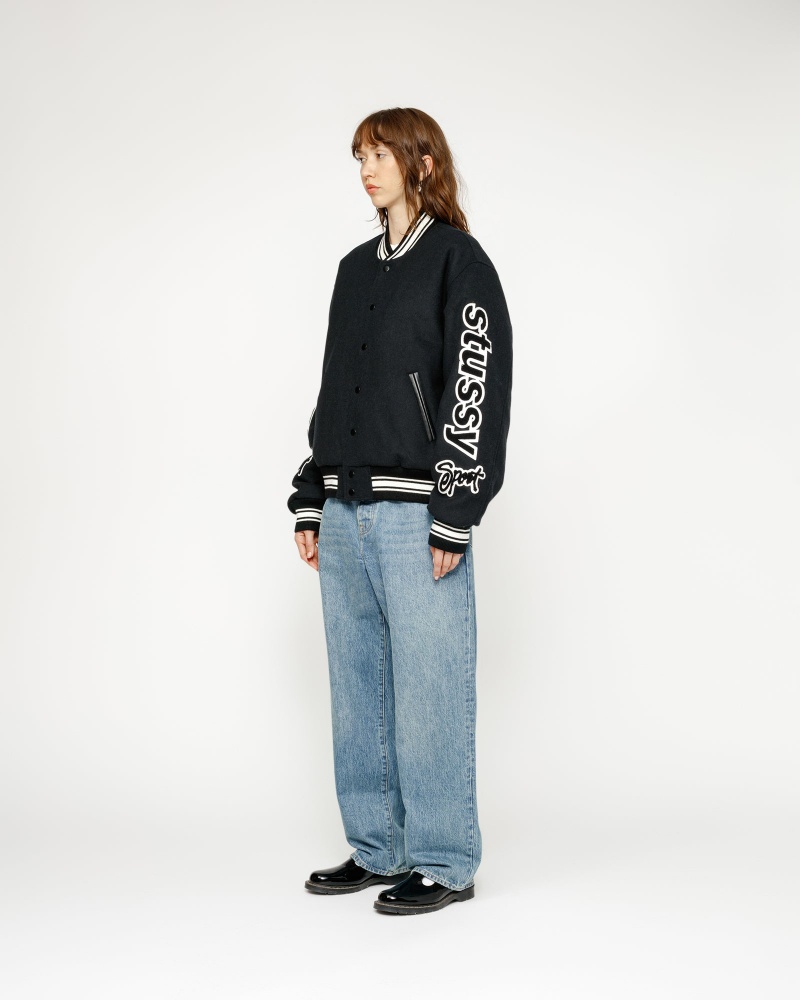 Stussy Big Ol' Denim Jeans Blue | 69073BHPV