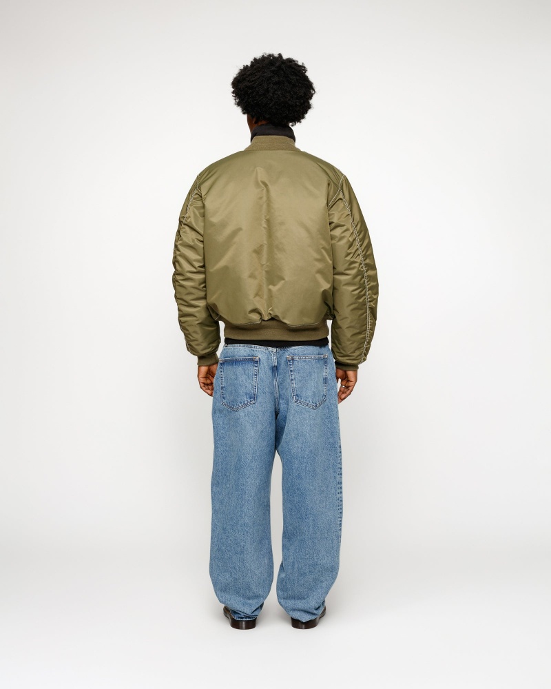 Stussy Big Ol' Denim Jeans Blue | 69073BHPV