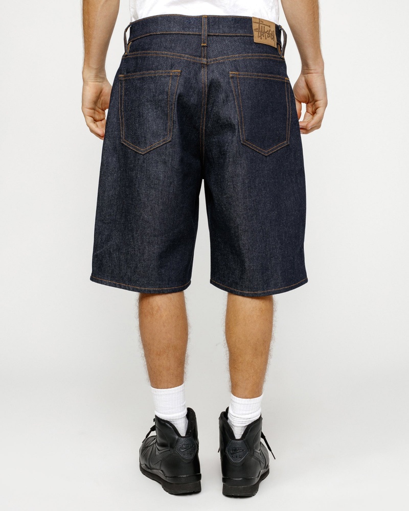 Stussy Big Ol' Denim Shorts Black | 09638URPH