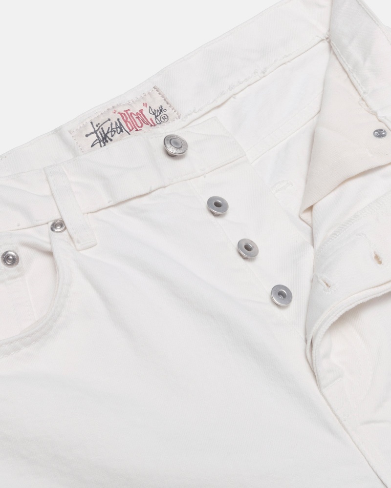 Stussy Big Ol' Overdyed Jeans Beige | 37156SRGK