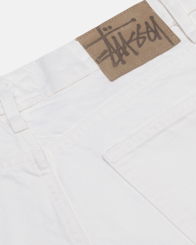 Stussy Big Ol' Overdyed Jeans Beige | 37156SRGK