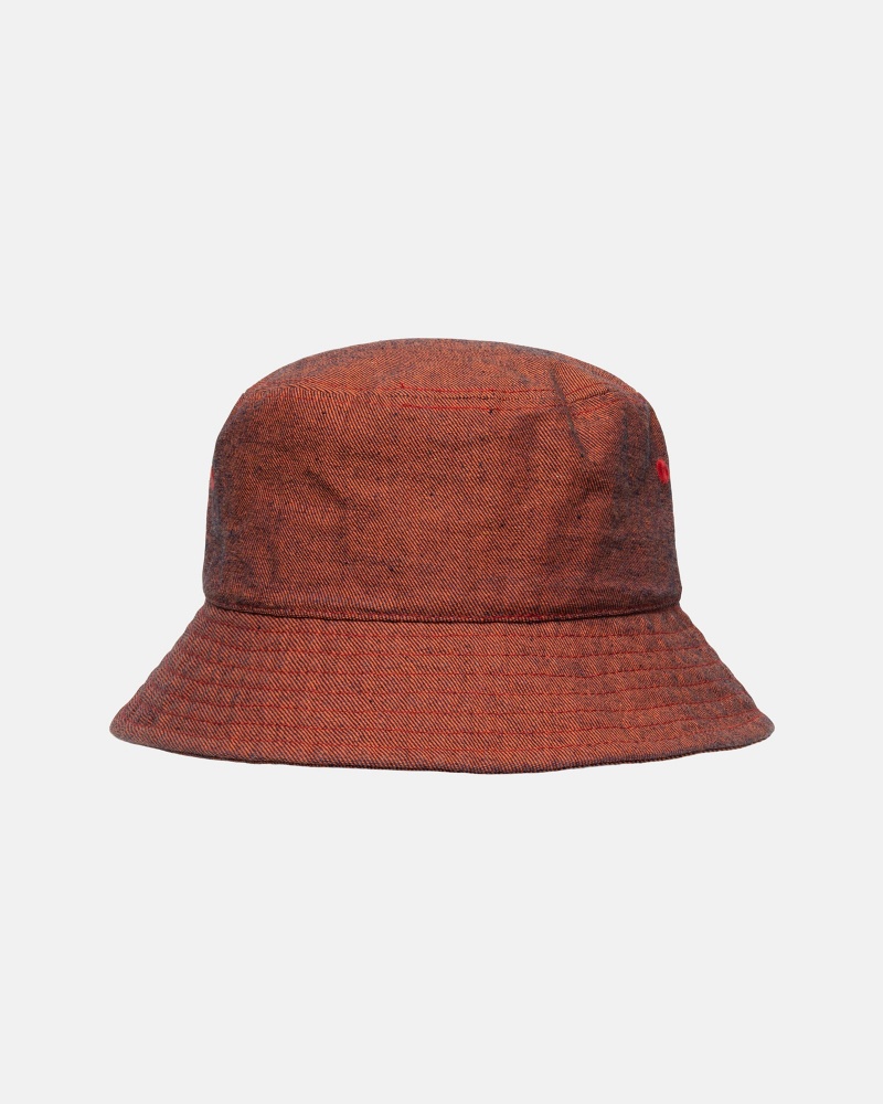 Stussy Bucket Copyright Hats Orange | 59103CUNO