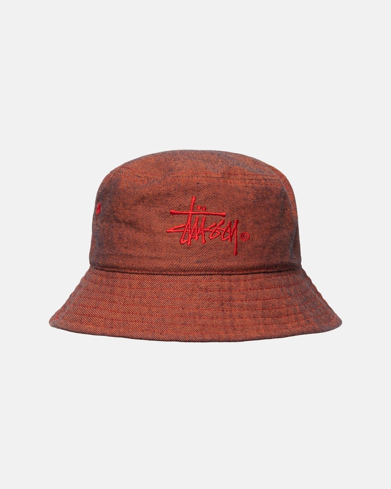 Stussy Bucket Copyright Hats Orange | 59103CUNO