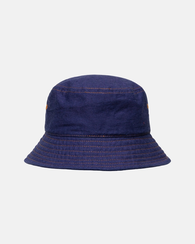 Stussy Bucket Copyright Hats Purple | 28547UCMV