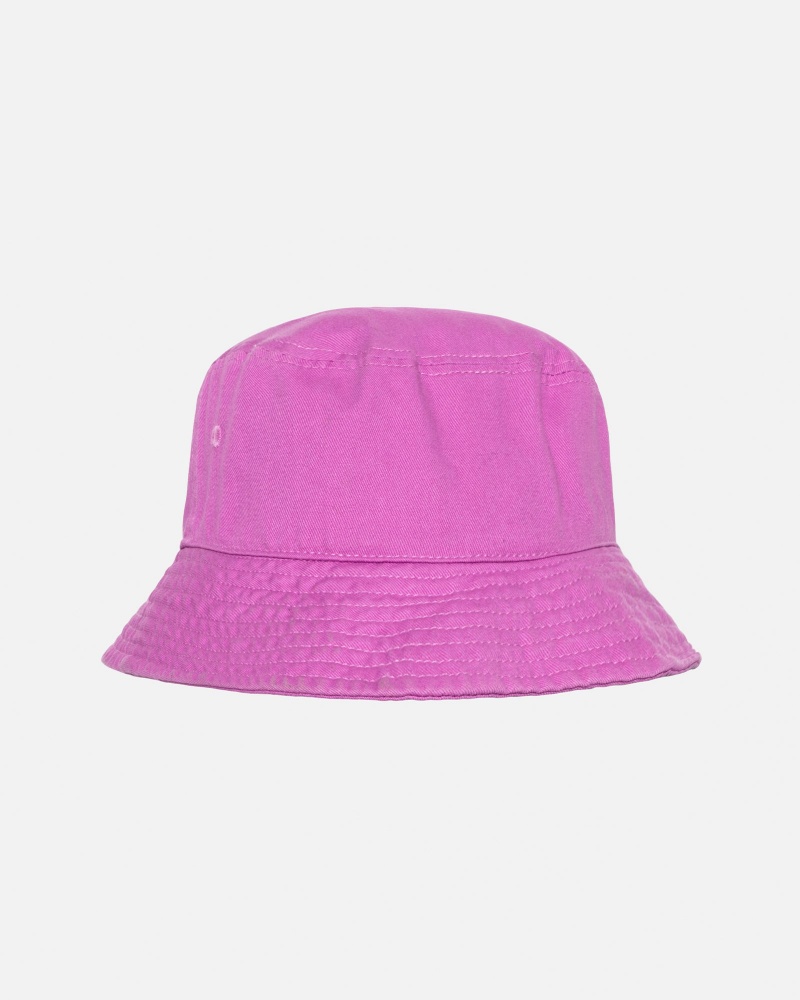 Stussy Bucket Stock Hats Purple | 96732MQHY