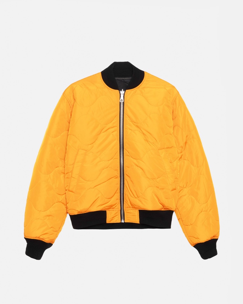 Stussy Built Reversible Bomber Jackets Black | 04965CNMW