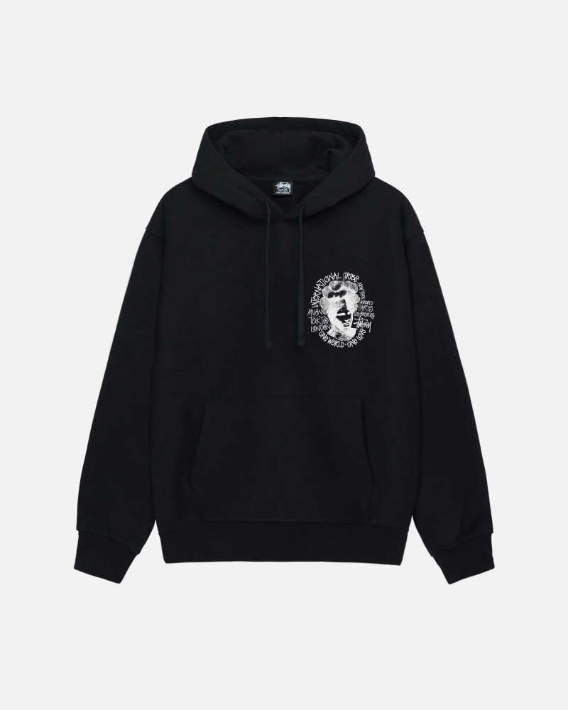 Stussy Camelot Hoodie Black | 81925TKZY