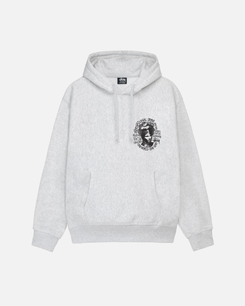 Stussy Camelot Hoodie Grey | 56391ZHNS