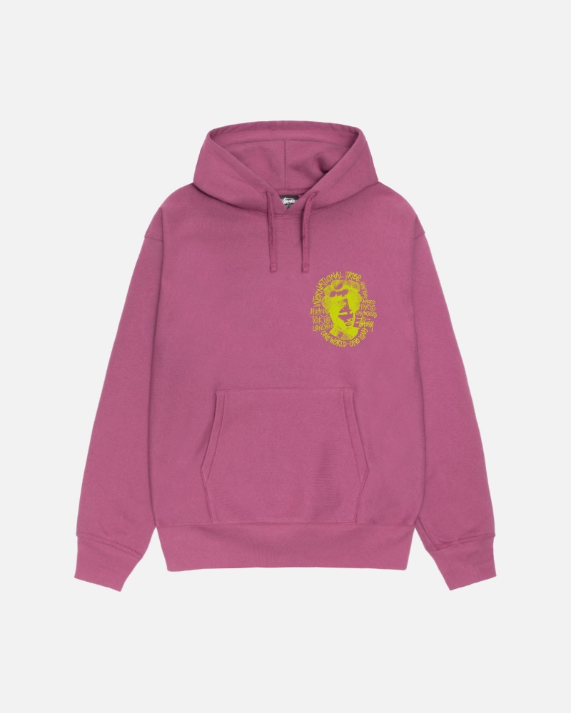 Stussy Camelot Hoodie Pink | 01746XGQH