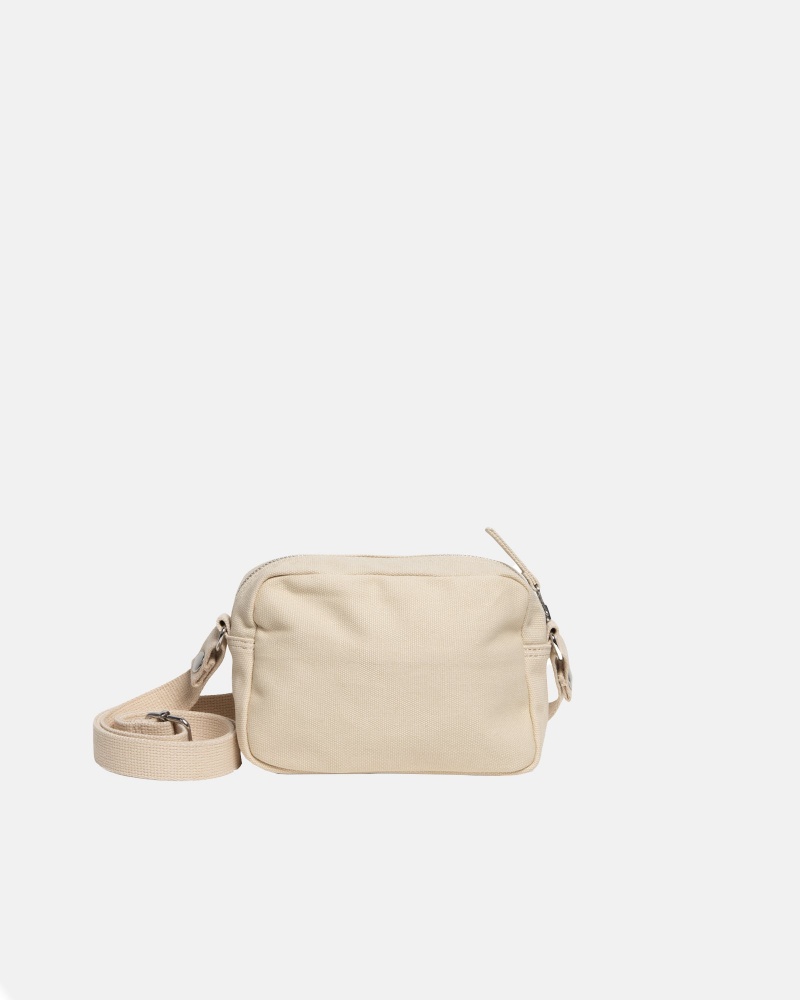 Stussy Canvas Side Pouch Bags Beige | 19527XSWC