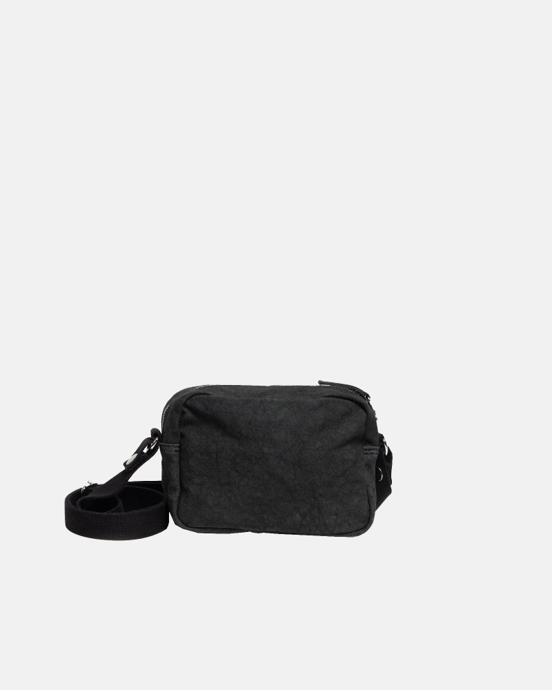 Stussy Canvas Side Pouch Bags Black | 93206FQEK