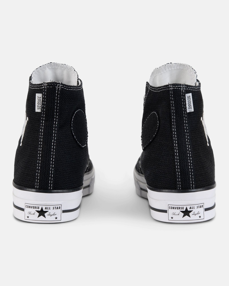 Stussy Chuck 70 Hi Shoes Black / White | 27134BKXL