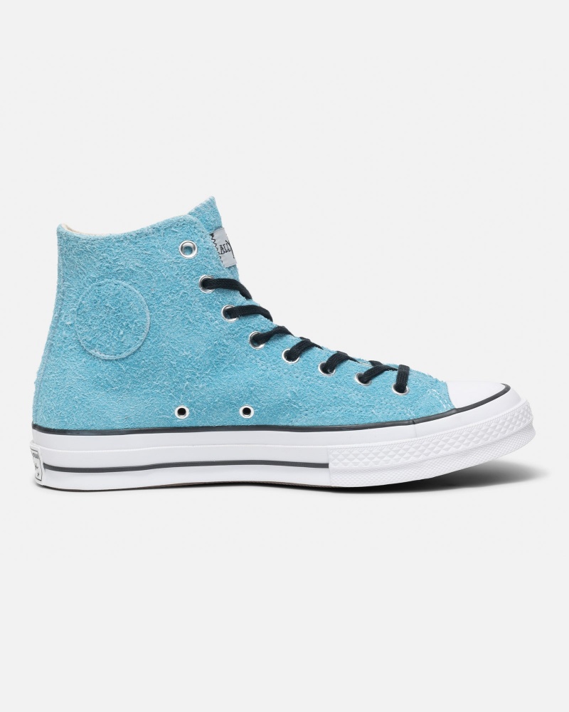 Stussy Chuck 70 Hi Shoes Blue | 20619TKQA