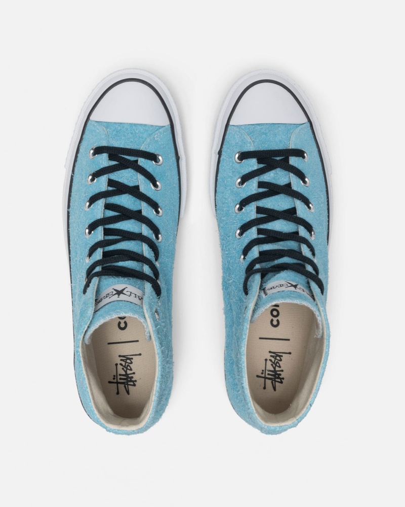 Stussy Chuck 70 Hi Shoes Blue | 20619TKQA