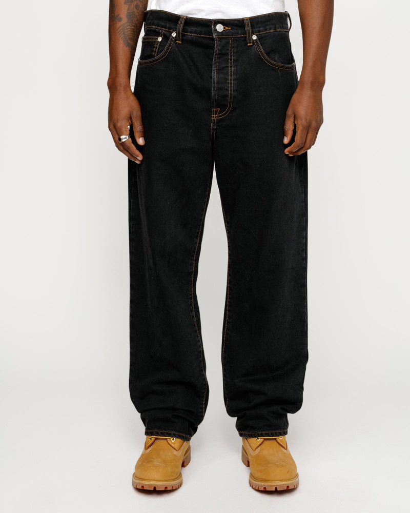 Stussy Classic Denim Jeans Black Blue | 51428ZOEU