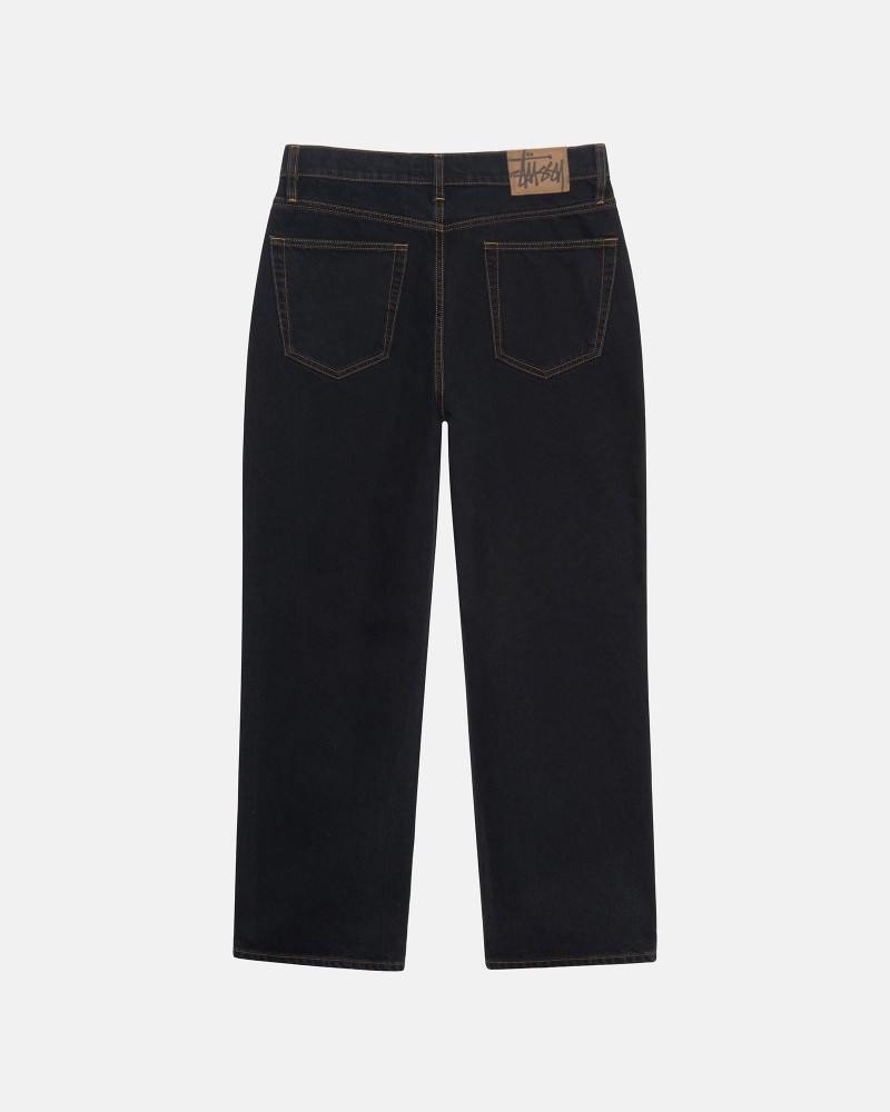 Stussy Classic Denim Jeans Black Blue | 51428ZOEU