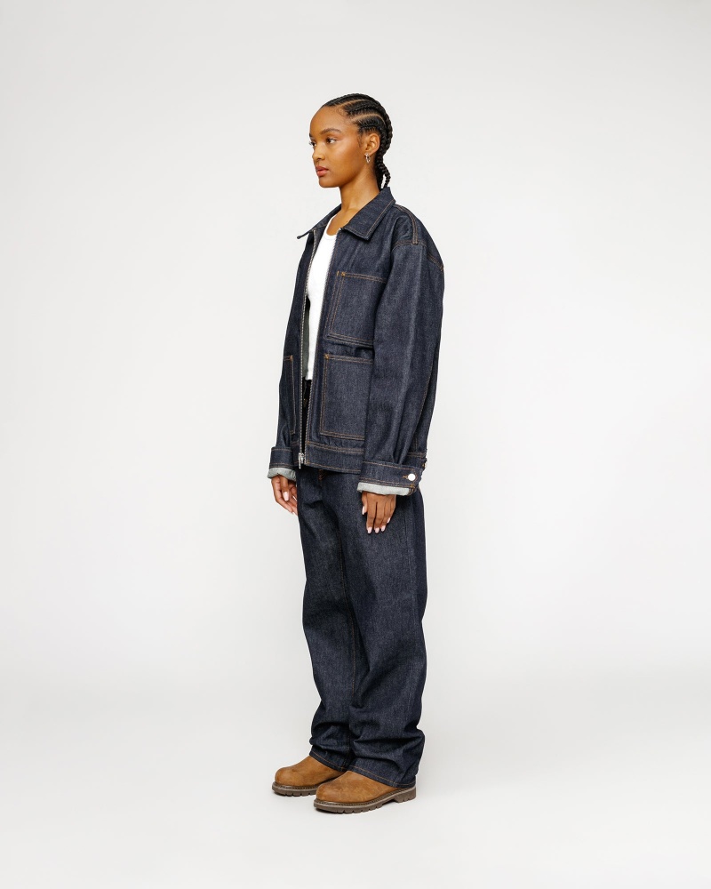 Stussy Classic Denim Jeans Black | 65138DLAX