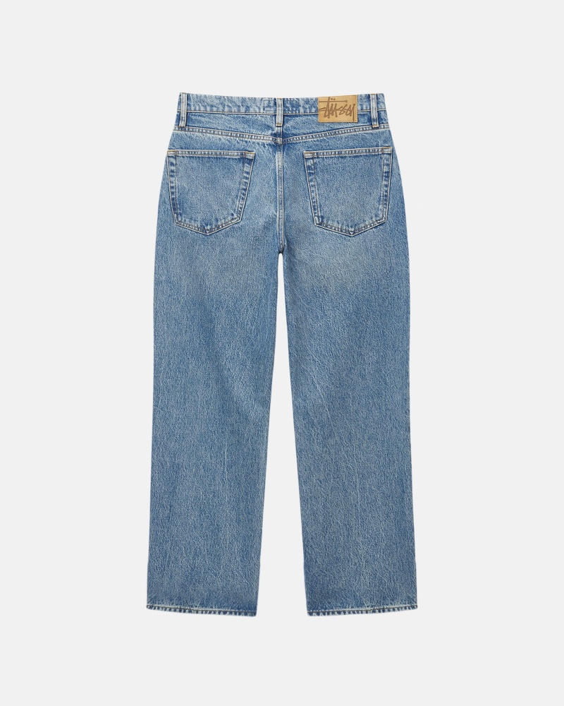 Stussy Classic Denim Jeans Blue | 01495DQHW