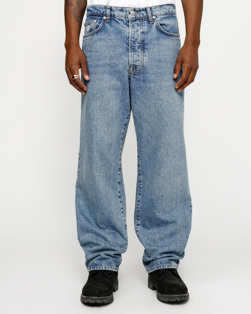 Stussy Classic Denim Jeans Blue | 01495DQHW