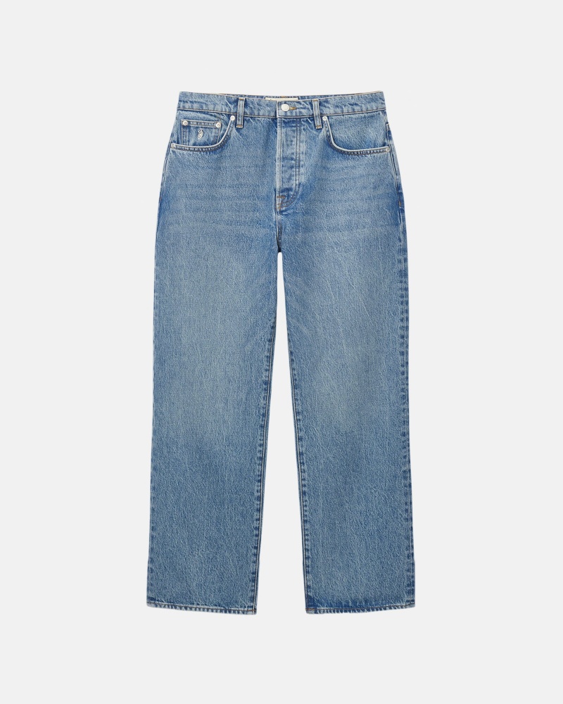 Stussy Classic Denim Jeans Blue | 01495DQHW