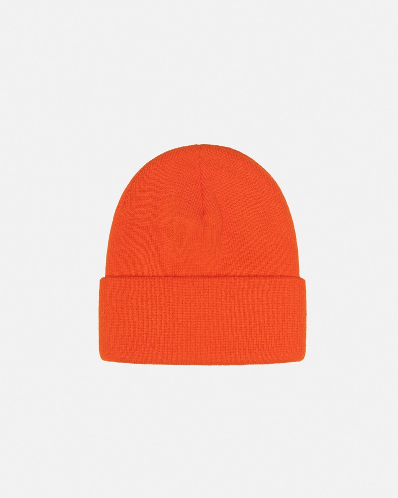 Stussy Cuff Stock Beanie Orange | 50269JQMI