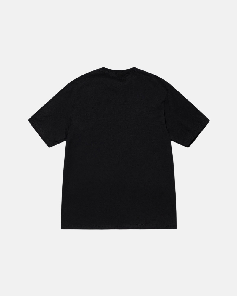 Stussy Dot Sport T Shirts Black | 42980PTVU