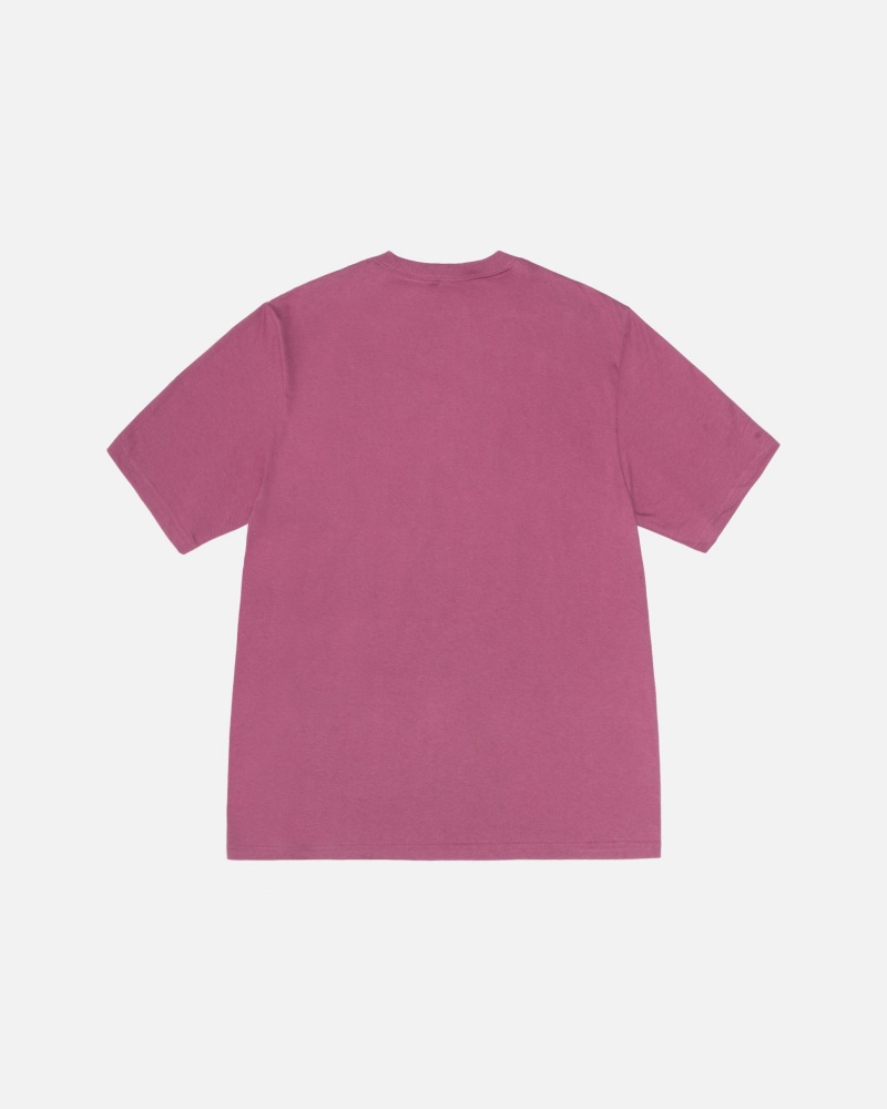 Stussy Dot Sport T Shirts Purple | 45308TAPO