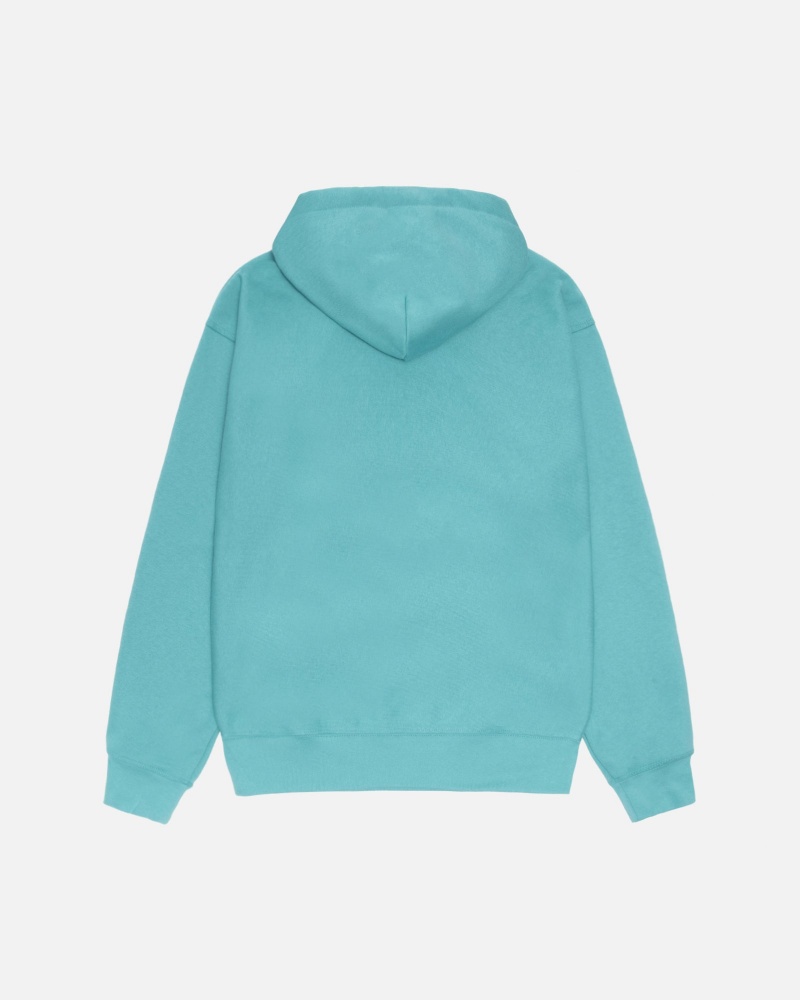 Stussy Dot Sport Zip Hoodie Blue | 04915DUJH