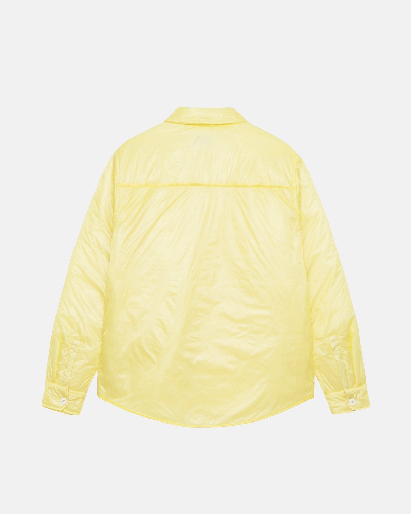 Stussy Fatigue Nylon Overshirt Light Green | 63912OFAG