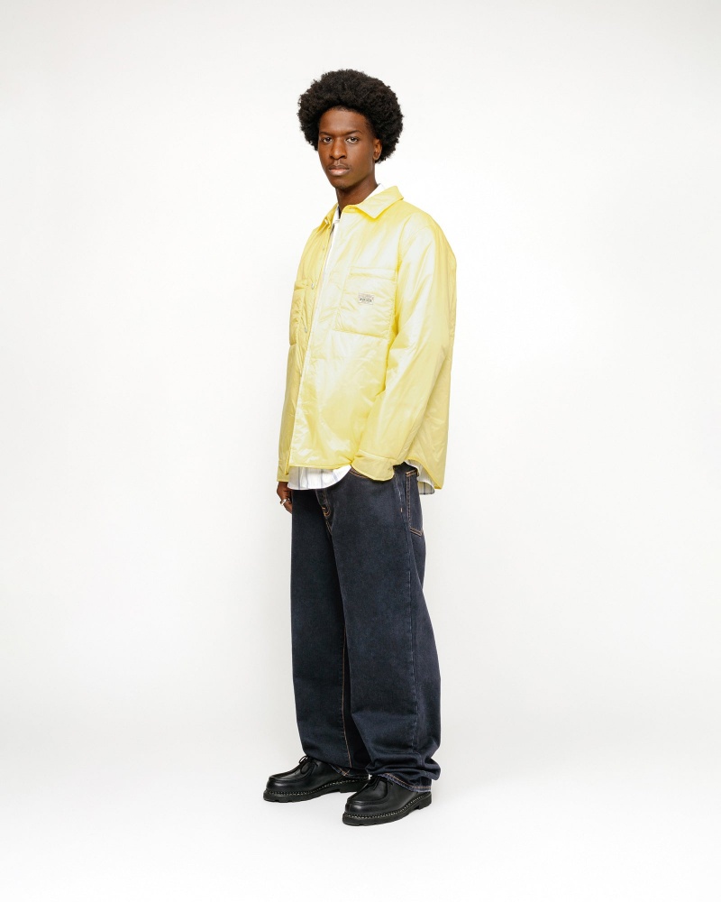 Stussy Fatigue Nylon Overshirt Light Green | 63912OFAG