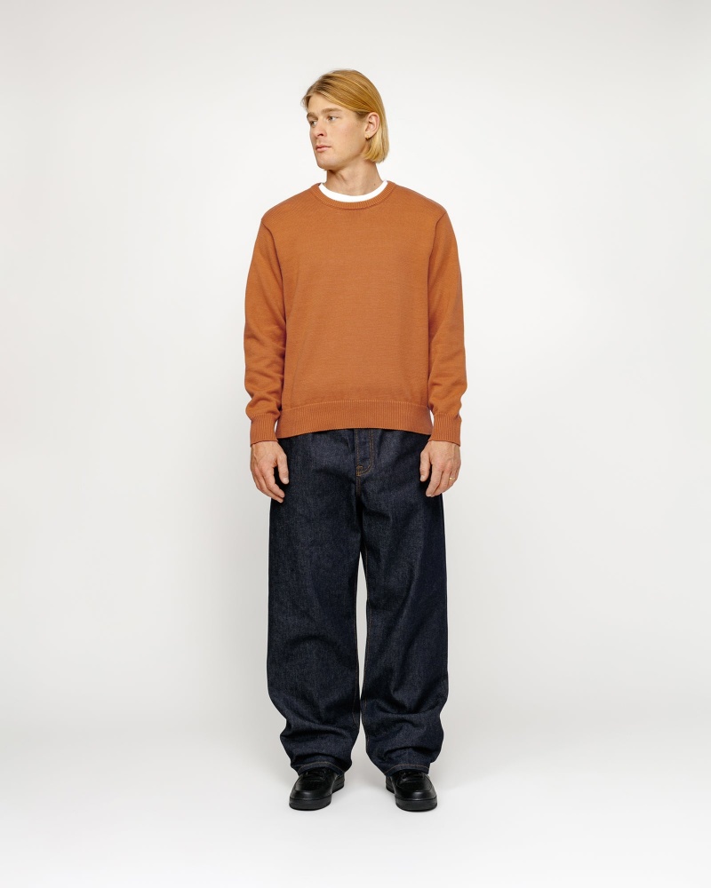 Stussy Laguna Icon Sweaters Brown | 16942ELKP