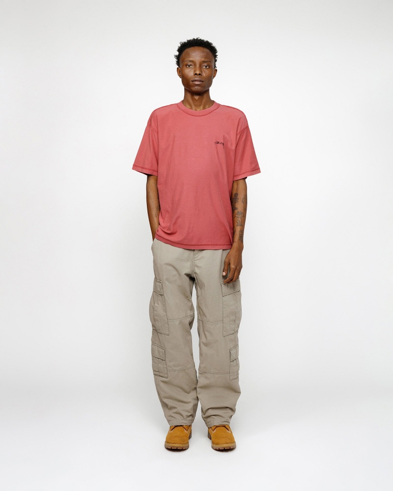 Stussy Lazy Tops Dark Red | 69245QWJB