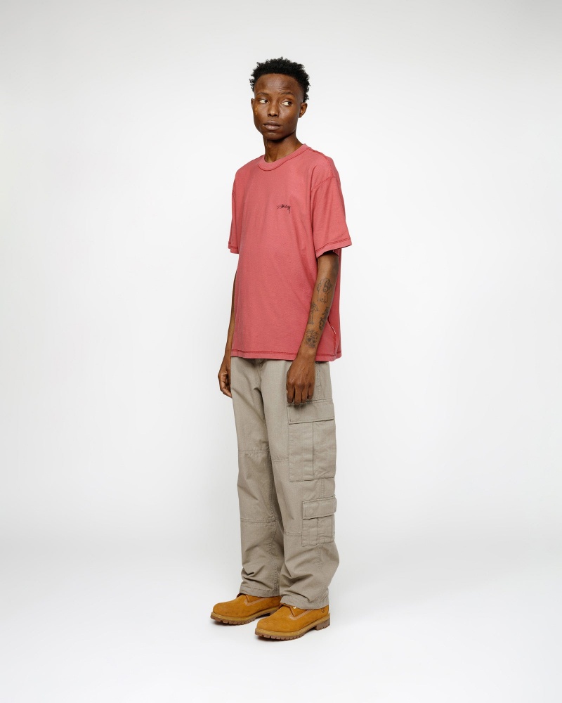 Stussy Lazy Tops Dark Red | 69245QWJB